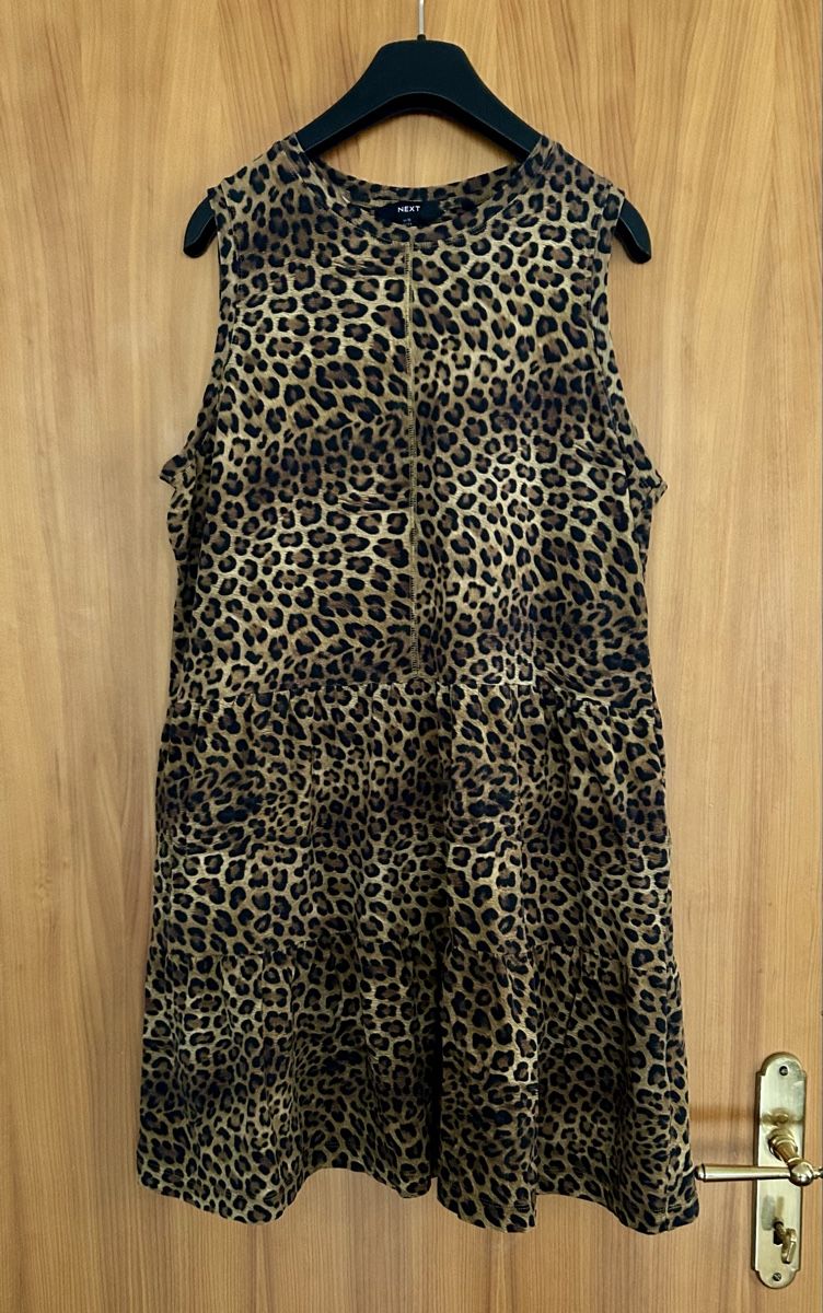 Next Kleider: NEXT Kleid Leo-Print Grösse44 – Gebraucht aus chur von corazon710