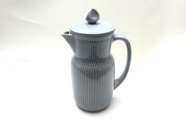 Krug mit Deckel, Rörstrand Keramik, Serie Rosmarin, graublau
