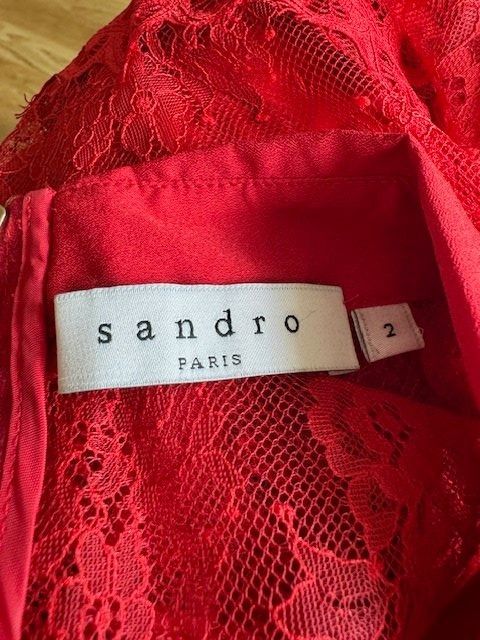 Sandro Kleider: Sandro Kleid rot Gr. 34 wie neu – Gebraucht aus Wabern von MagdalenaWabern 4