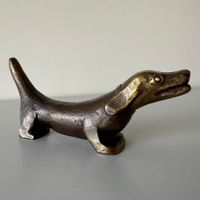 BAG TURGI Hund aus massiver Bronze
