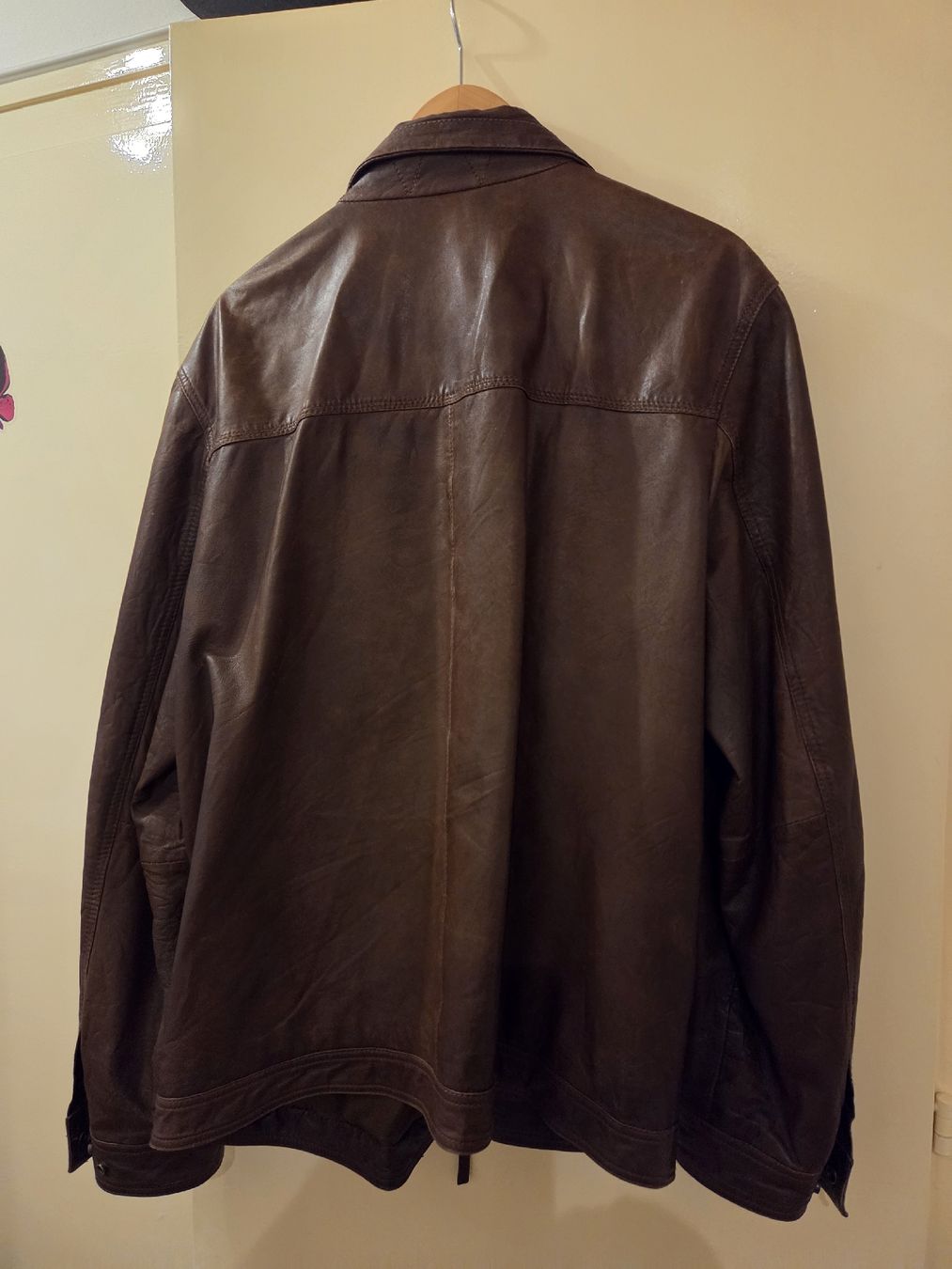 Moorer Jacken: Veste en cuir brun David Moore, taille 54 – Gebraucht aus la Chaux-de-Fonds von Firenze6 4