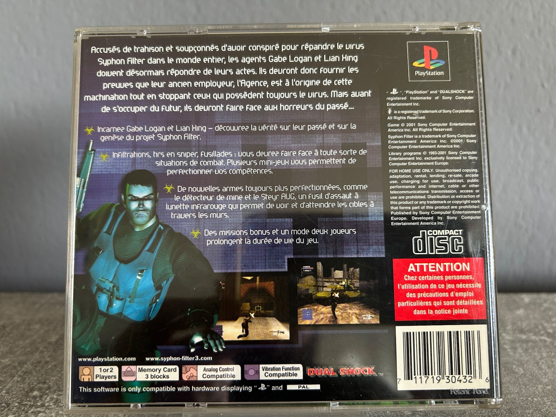 Sony Spiele: Syphon Filter 3 - PS1 – Gebraucht aus Oberglatt ZH von  4