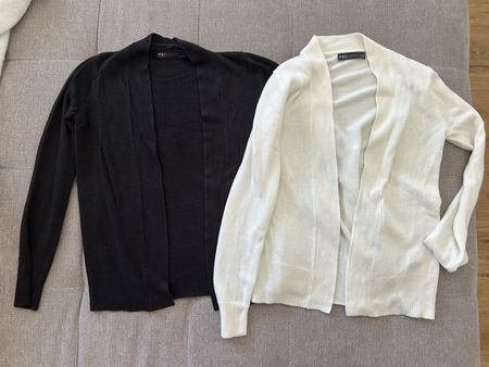 M&S Cardigan schwarz und cremefarben Grösse XS neu🖤