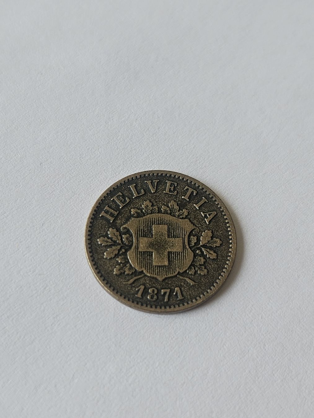 Toutes les monnaies: 10 Rappen 1871 – D'occasion à Pfäffikon ZH par Melibol
