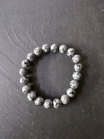 Armband aus Schneeflockenobsidian