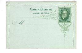 CARTA BILHETE Carte lettre Postcard 200 Reis Brazil