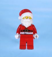 LEGO Minifigur Santa - Fur Lined Jacket with Candy Cane