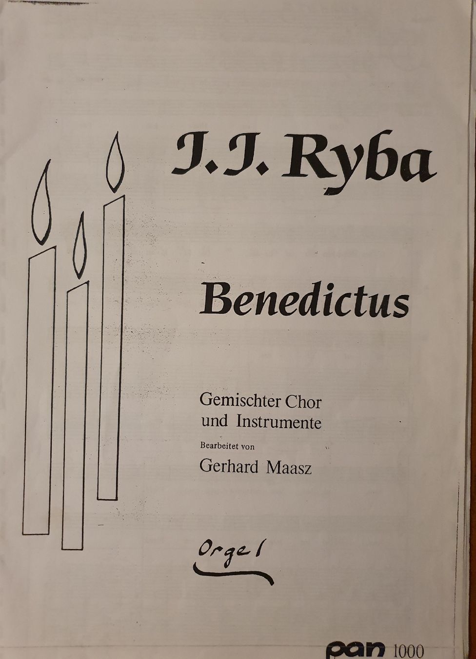Libri: Ryba: Sanctus und Benedictus, gemischter Chor, top! – Nuovo (secondo la descrizione) da Zürich venduto da Philotimo 3