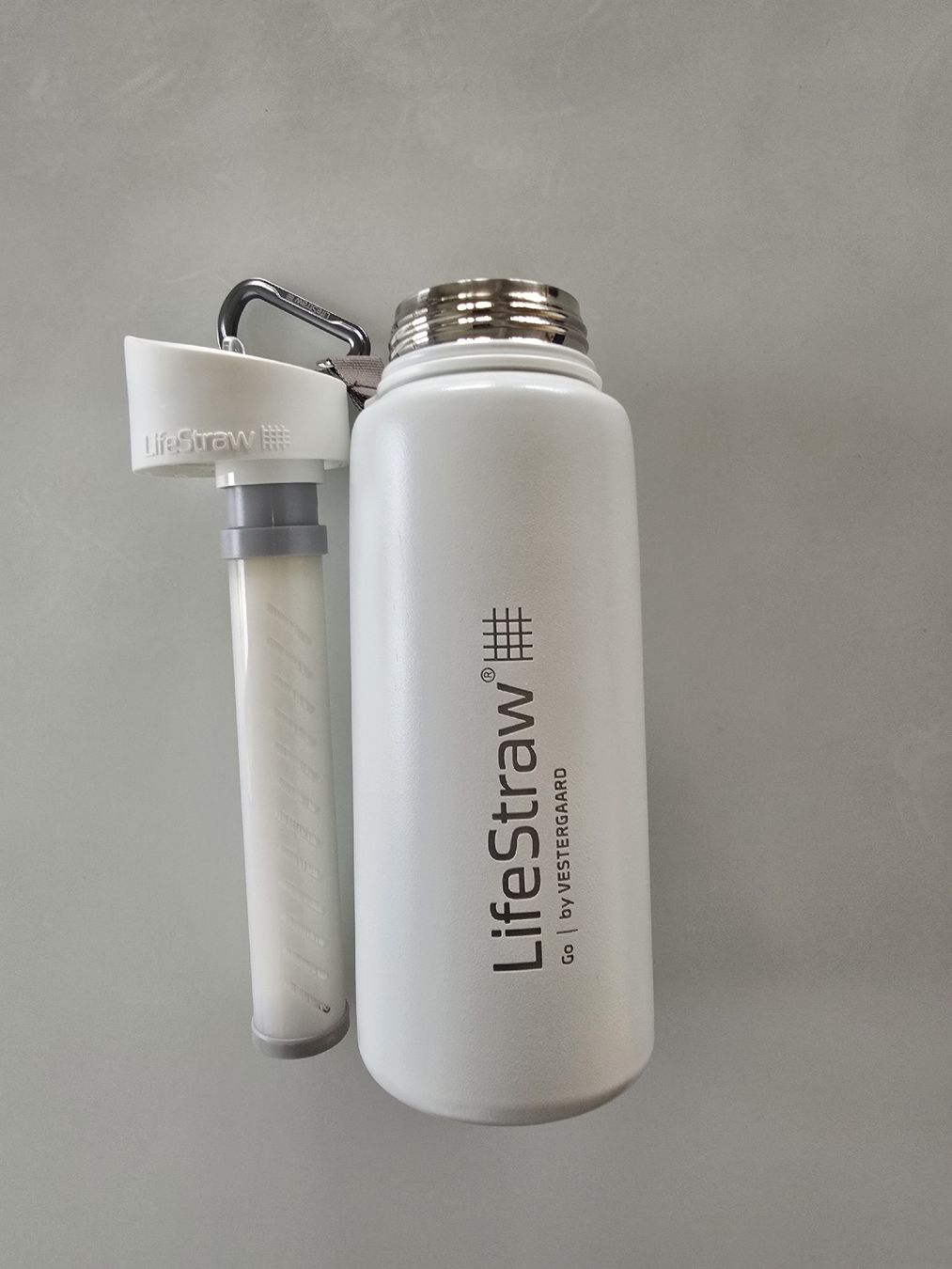 Borracce & Thermos: LIFESTRAW CHROMSTAHL WASSERFILTER FLASCHE 700ML – Nuovo e nell'imballaggio originale da Unterstammheim venduto da P911993 2