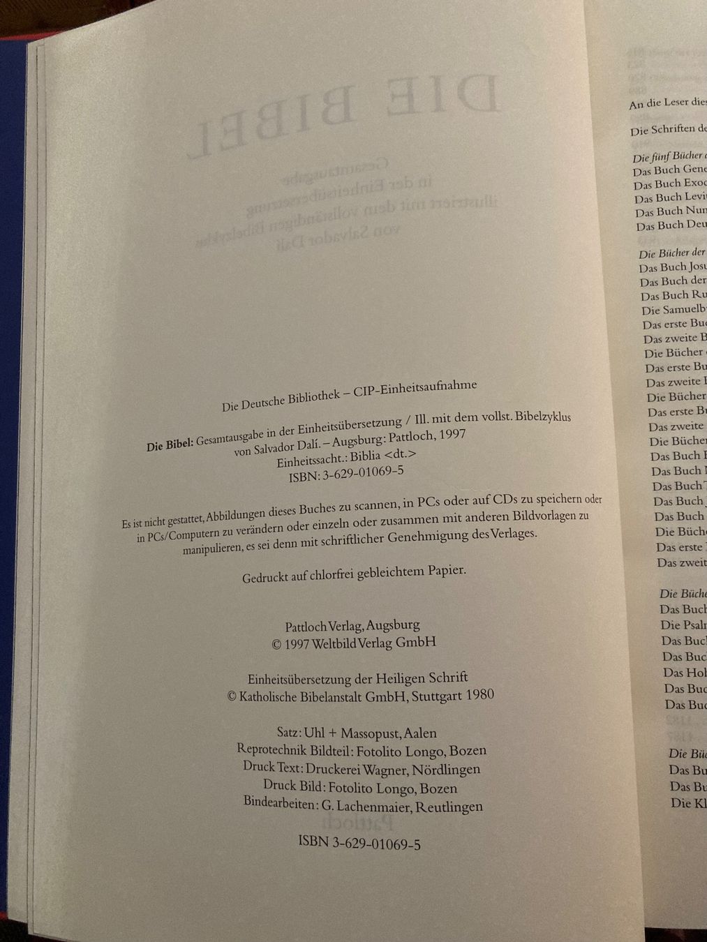 Libri: Bibel von Dali illustriert – Usato da Allschwil venduto da Abudun 2