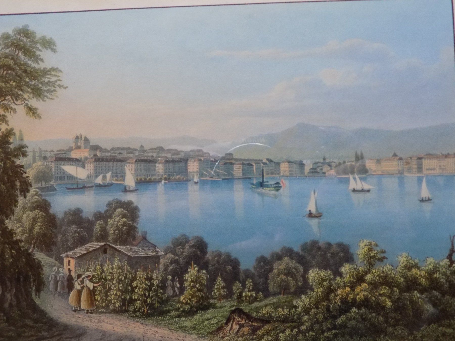 Incisioni: Genève Genf herrliches Kolorit – Usato da Risch venduto da Rischli15 5