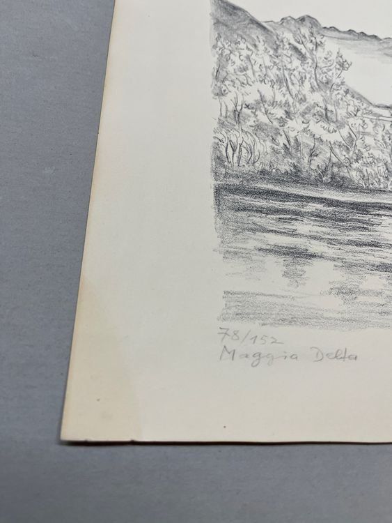 Grafiken & Lithographien: Hans Eppens 1970 LITHOGRAPHIE SIGNIERT NUMMERIERT – Gebraucht aus Gersau von grafik-kunst 7