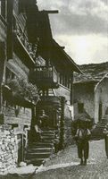 St. Niklaus   VS   -   Dorfgasse