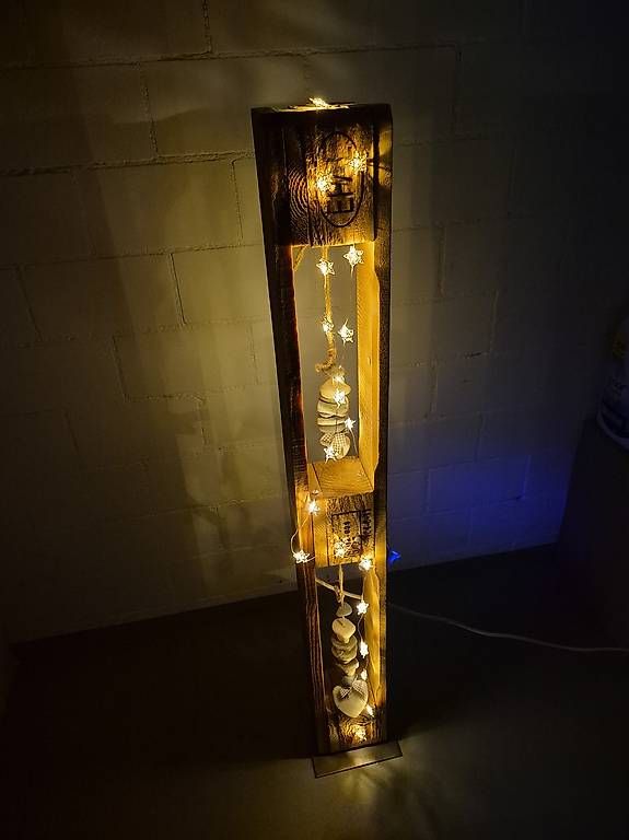 Lampade: Palettensäule mit Beleuchtung  – Usato da Unterlunkhofen venduto da cke_jy6f 3