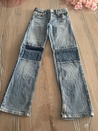 H&M Jeans blau Grösse 134 verstellbarer Bund 👖