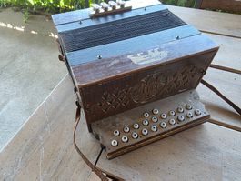 Antike Hand Harmonika Ad. Grolimund Bern Akkordeon