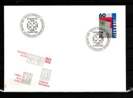 1993 - FDC /150 Jahre Schweizer Briefmarken / Zürich 4/6