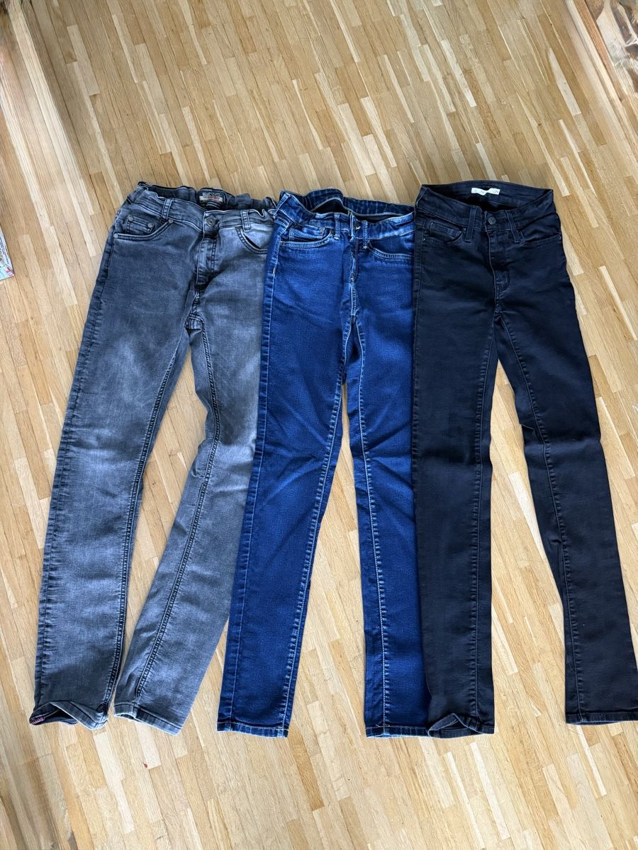Levi's Hosen: 3 Marken Jeans, Gr 164 Levis, Pepe und Blue Effect – Gebraucht aus Zürich von pluto124 2