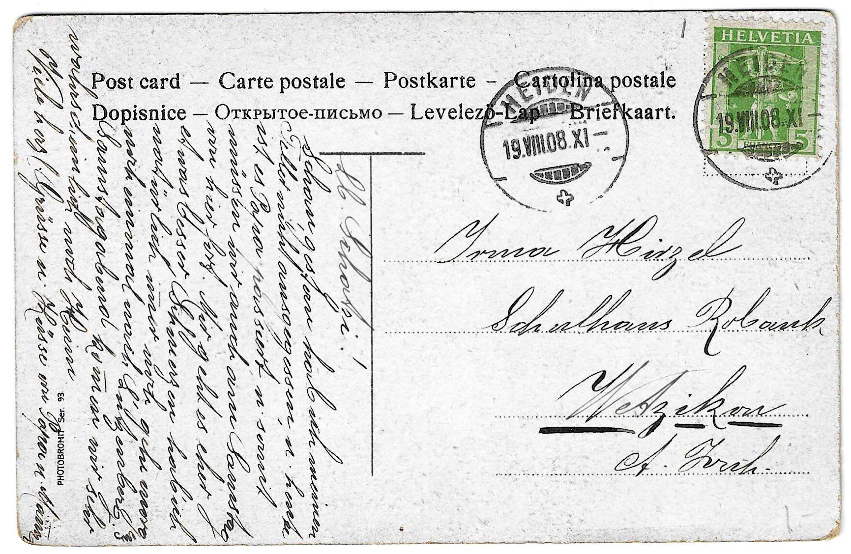 Cartoline postali: Mädchen und Bube in Tracht – Usato da Kloten venduto da kanschweiz 1