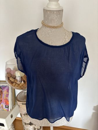 Bluse Seide Gr. S
