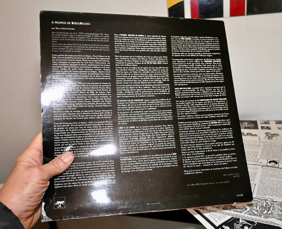 Dischi in vinile: SWISS rock LP 1984 Le Beau Lac De Bâle mit PROMO SHEETS – Usato da Pfaffhausen venduto da mono_rec 5