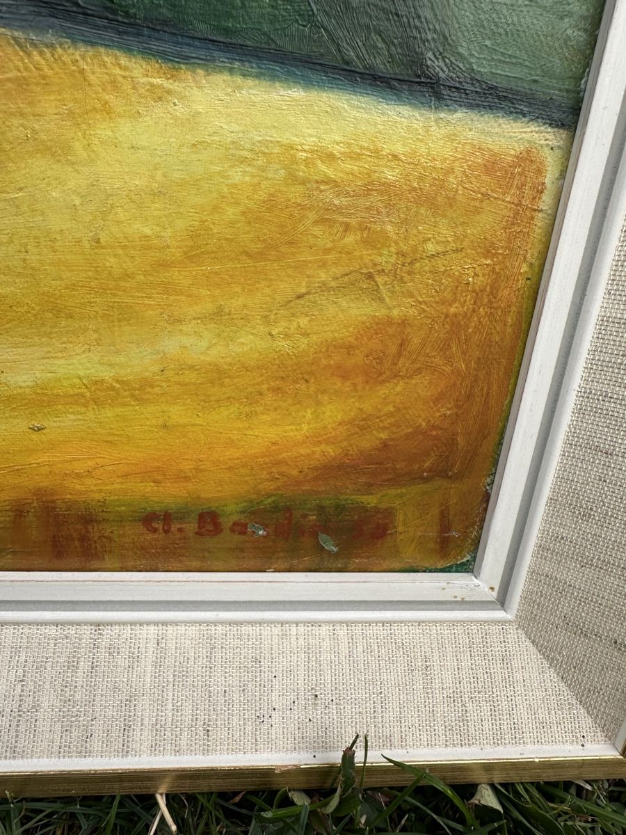 Dipinti: Tableau Baudin 50.Paysage d'été – Usato da Lausanne venduto da artnouveau04 1