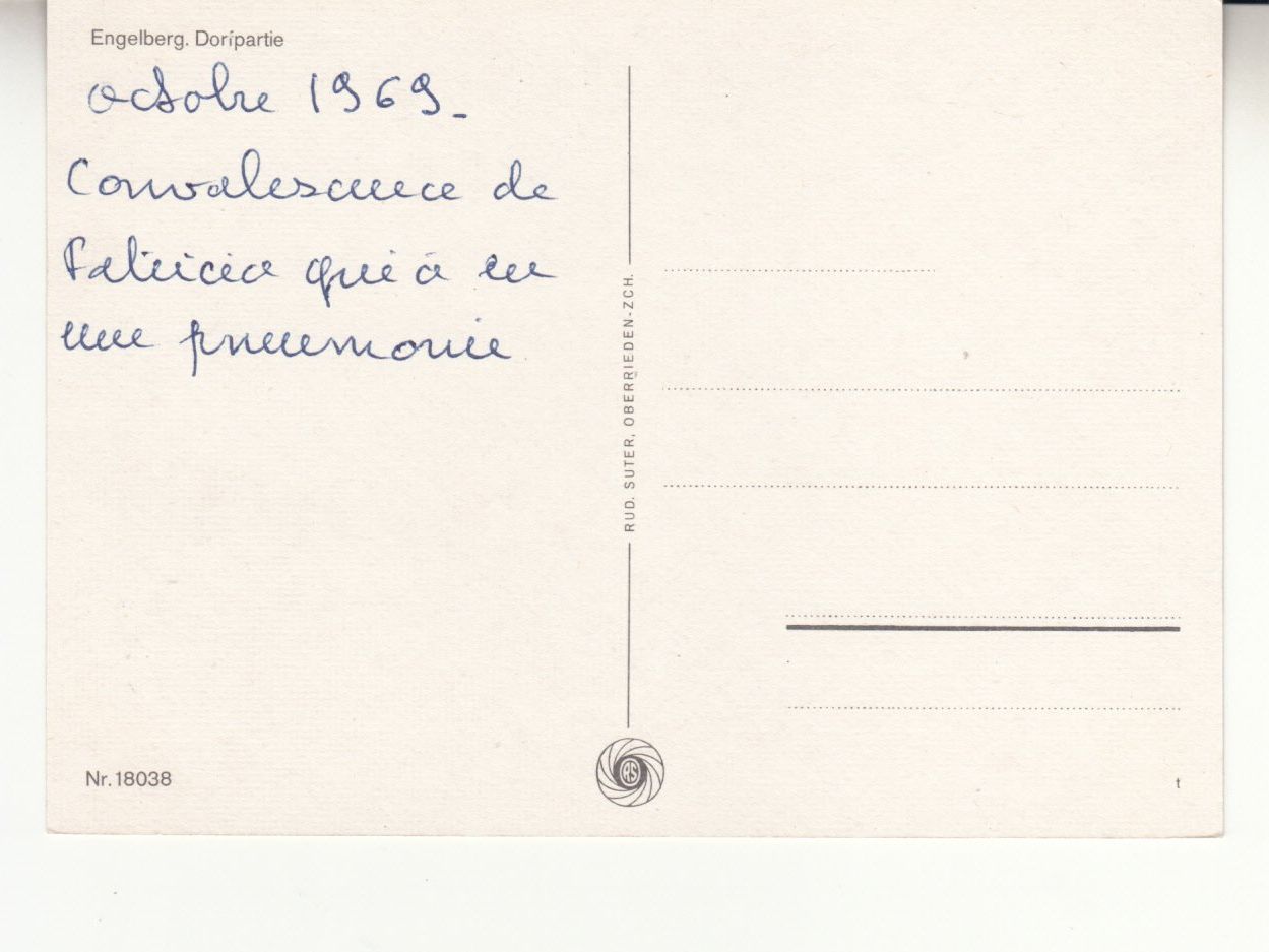 Cartoline postali: Engelberg 1969 – Usato da Bürglen TG venduto da StampGraf 1