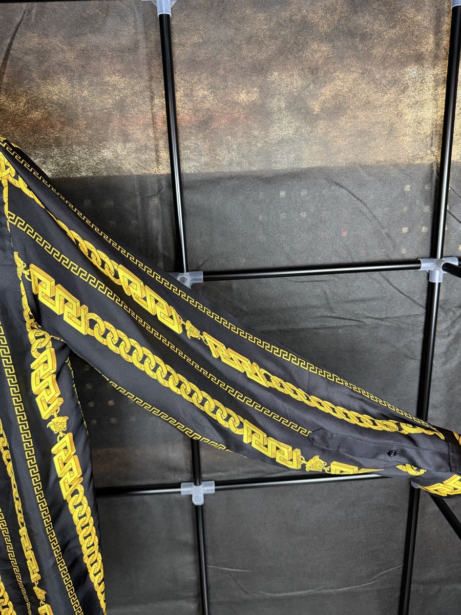 Versace Hemden: Versace Hemd Schwarz Gold – Gebraucht aus Haag (Rheintal) von BNMC.store 7