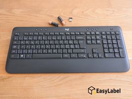 Logitech K540, QWERTZ (DE_CH), Unifying. Lieferung gratis