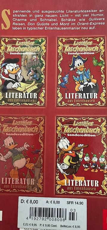 Fumetti: Literatur aus Entenhausen – Usato da Finsterhennen venduto da spe_j6zr 2