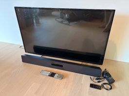 Toshiba 42 LCD-Fernseher mit Soundbar  Komplettset