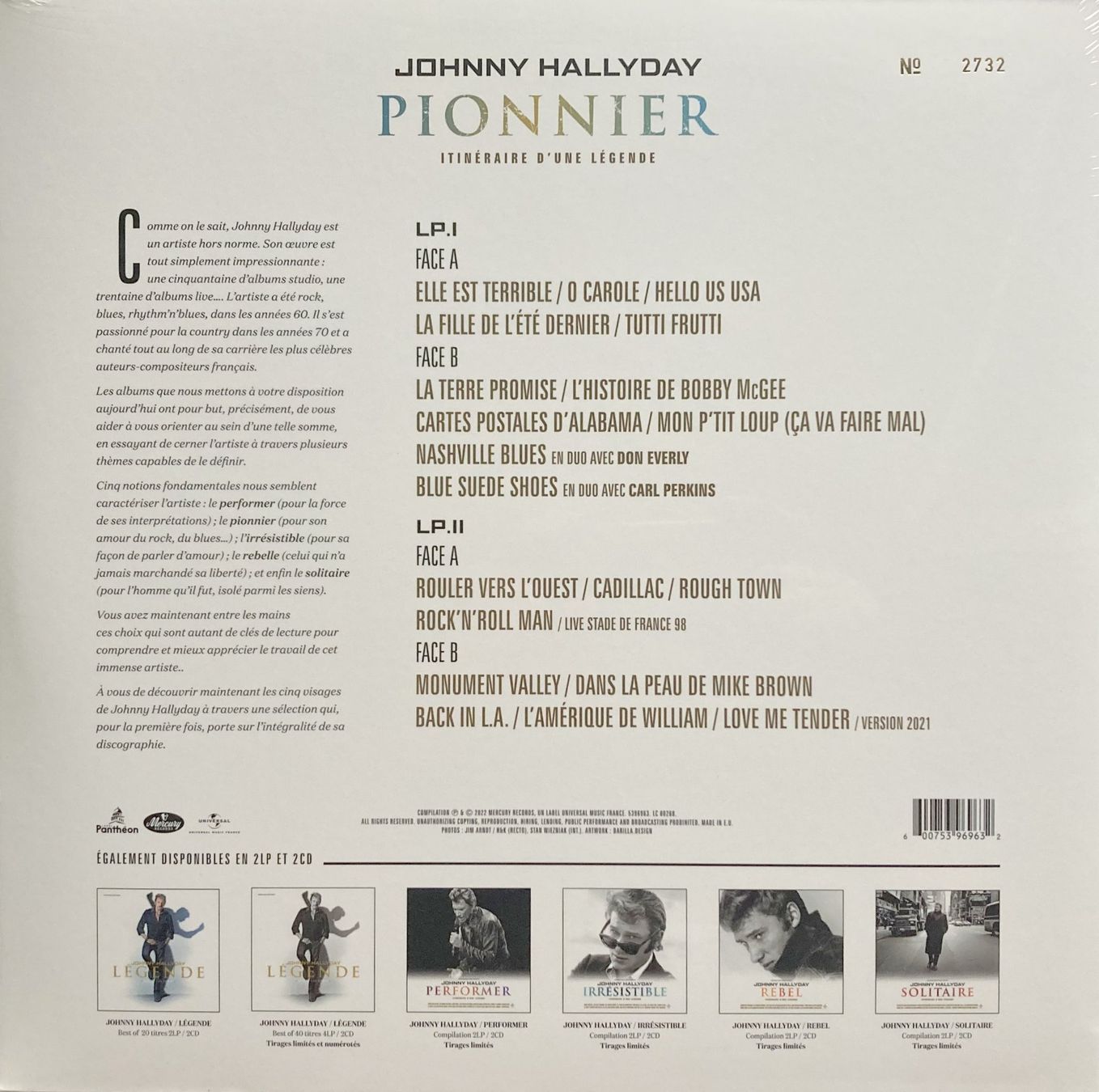 Dischi in vinile: JOHNNY HALLYDAY - PIONNIER – Nuovo e nell'imballaggio originale da Bottens venduto da hotter-than-hell 1