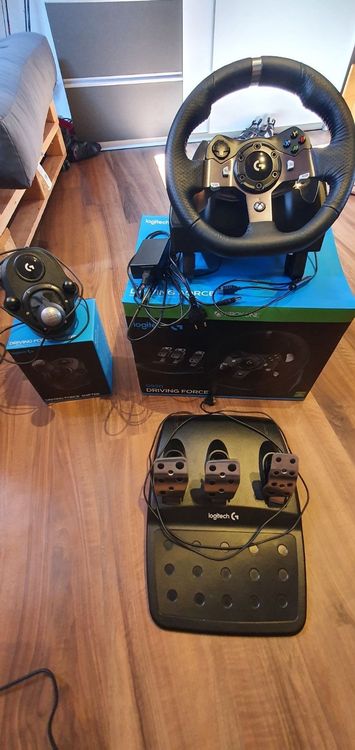 Volant de simulation logitech G920 avec pédales et levier (Gebraucht ...