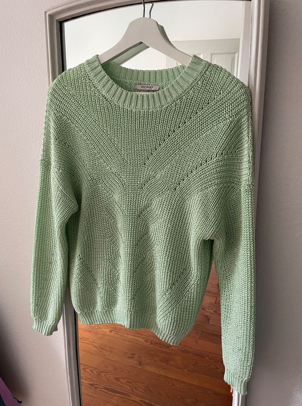 Orsay Pullover & Sweatshirts: Damen Pullover hellgrün – Gebraucht aus Bern von Corinn_na