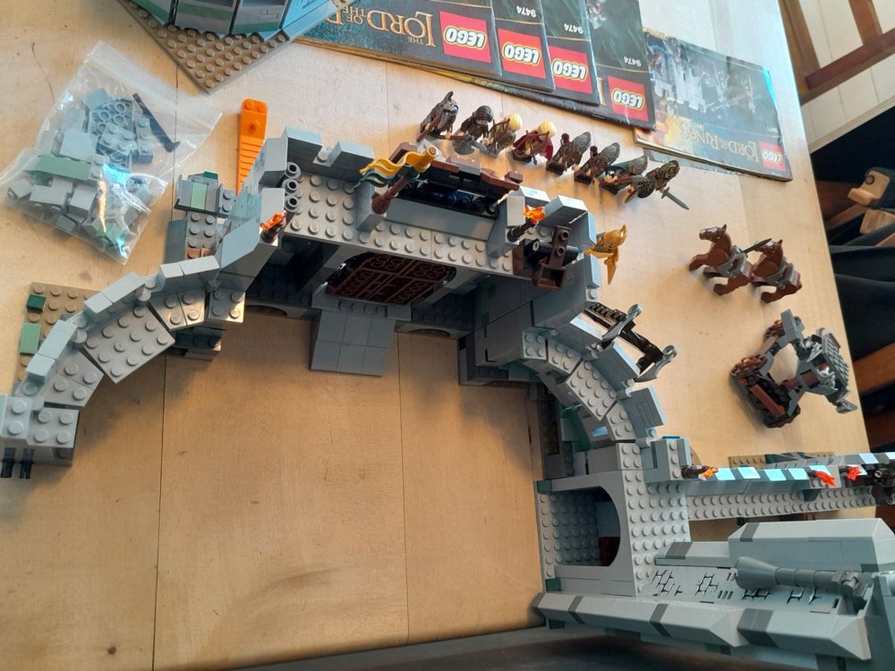 Lego 9474 9471 Herr der Ringe Lord Rings Rohan Helms Klamm | Kaufen auf ...
