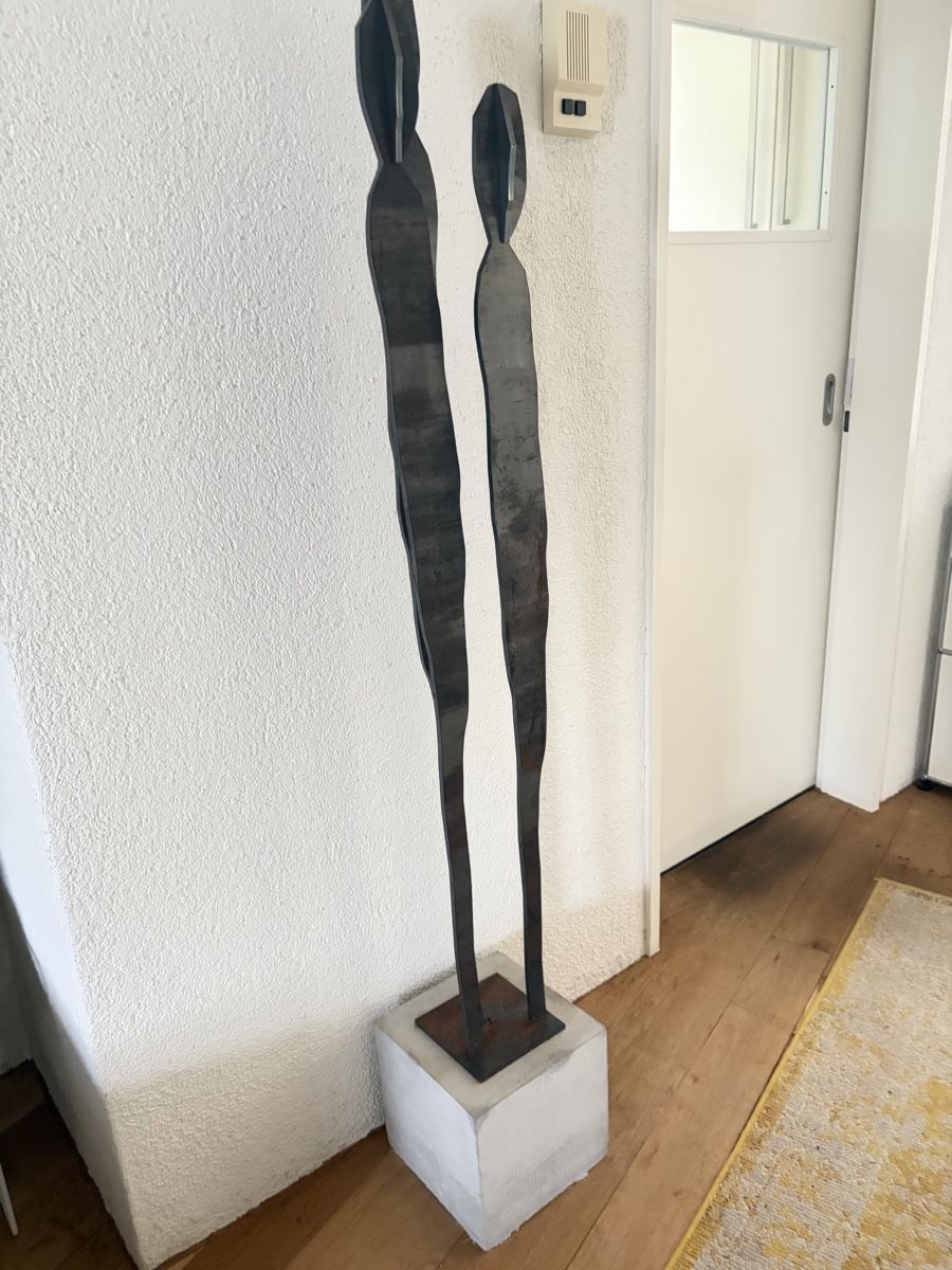 Sculture & Statue: Grosse Skulptur Eisen auf Sandstein – Usato da Zürich venduto da eileenchen1 8