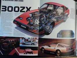 Prospekt Nissan 300ZX und Laurel 1985