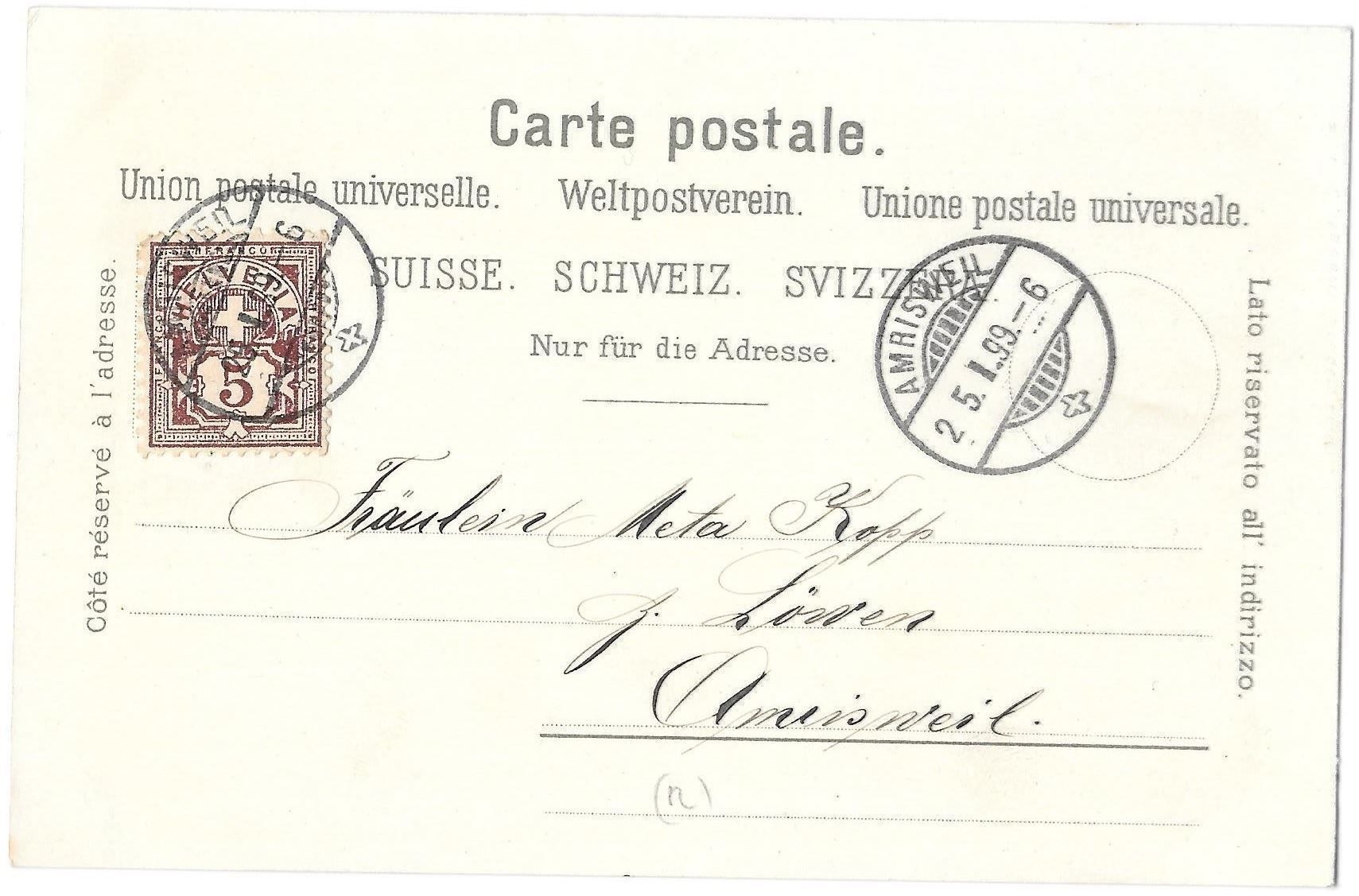 Cartoline postali: Erlen Lithografie 5 Bilder – Usato da Olten venduto da clotaldi 1