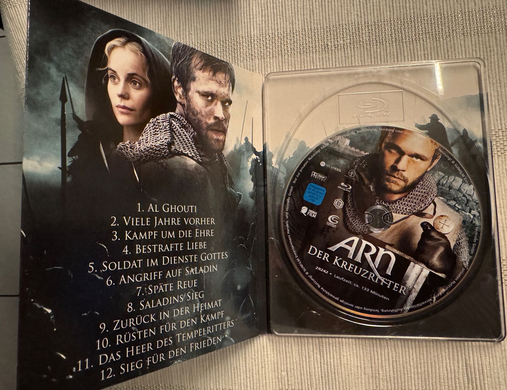 Tutti i DVDs: Arn - Der Kreuzritter - Blu-ray – Usato da Arbon venduto da drs64 2