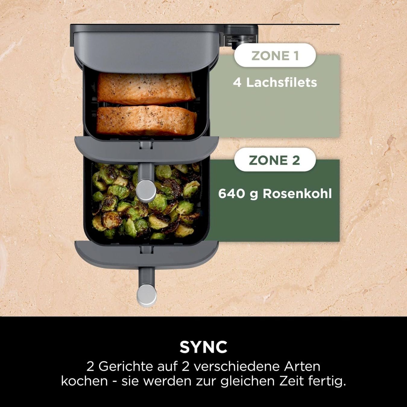 Elettrodomestici da cucina: Ninja SL400EU Heißluftfritteuse 9,5 L – Nuovo e nell'imballaggio originale da Bottighofen venduto da zaap 5