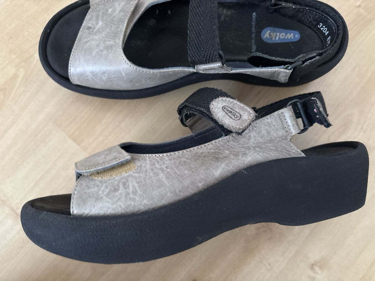 Scarpe da donna: Walky Sandalen, grau,gr.41 – Usato da langenthal venduto da rundholz7 2