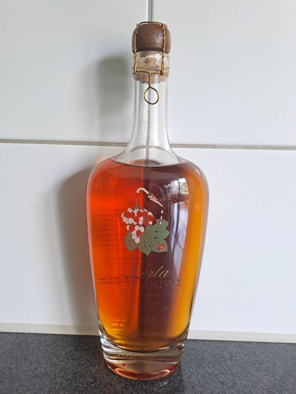 Berta Spirituosen: Berta Grappa Roccanivo 1988 inkl. OHK – Neu und originalverpackt aus Elsau von Kellerraeumung 2