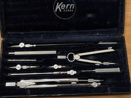 Original Kern Swiss Präzisionszirkelset, Zirkel, Reisszeug