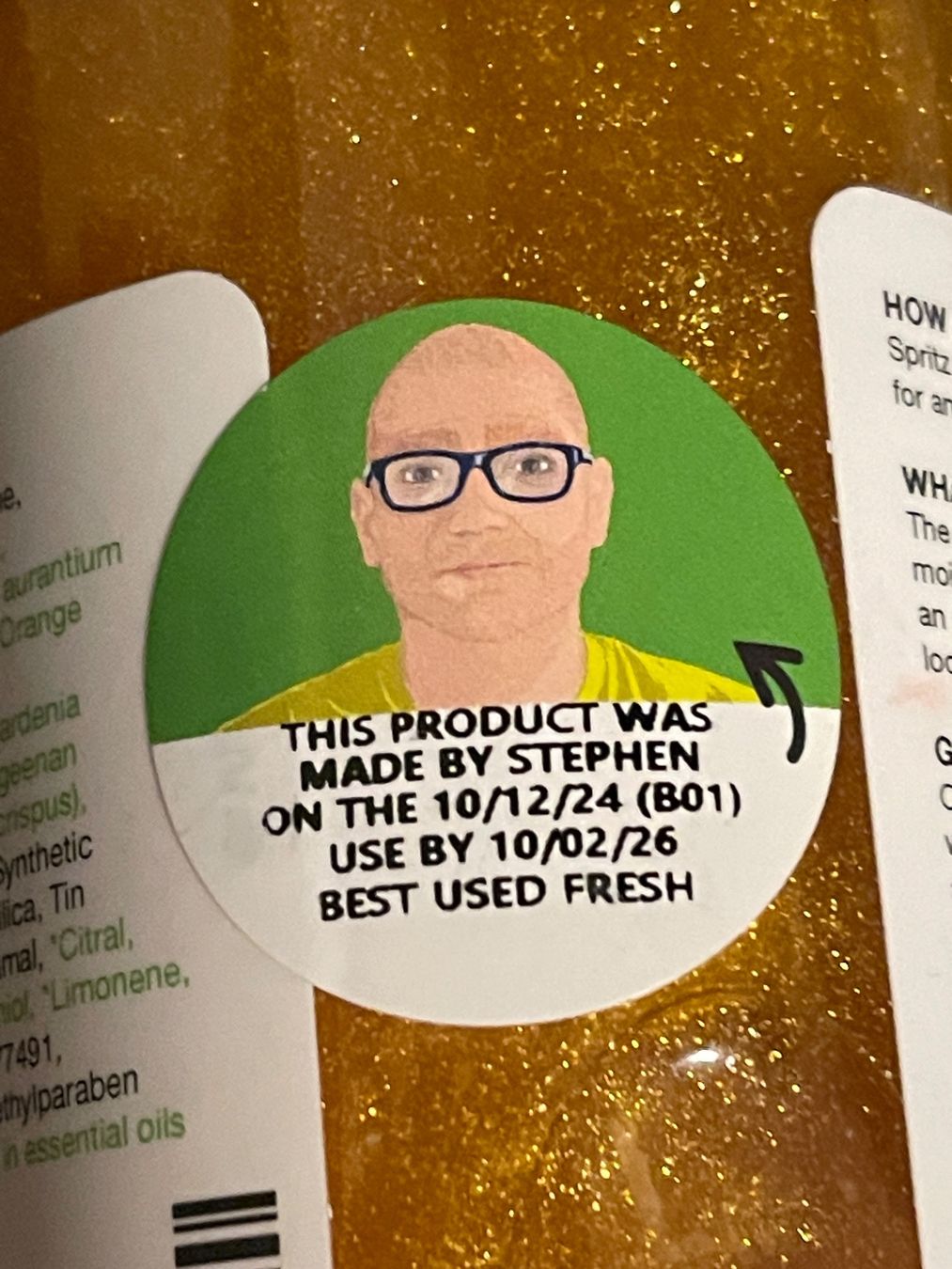 Lush Parfum & Eau de Toilette: Lush Golden EGG Glitter Mist - Funkelnder Goldschimmer – Neu (gemäss Beschreibung) aus Neuenhof von chontguet 1