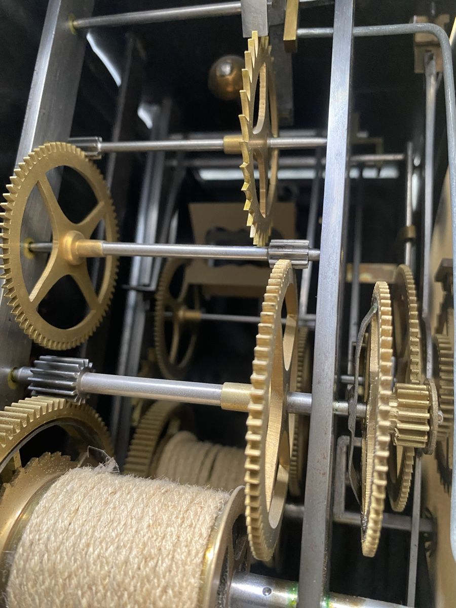 Orologi: Wunderschöne Comtoise Gold-Pendeluhr – Usato da Adetswil venduto da rof01 4