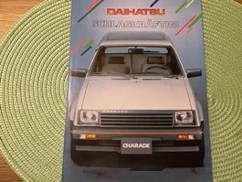 Daihatsu Charade Faltprospekt 6 Seiten Topzustand