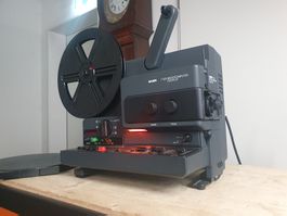 Bauer T525 Super-8 Tonfilmprojektor Microcomputer Duoplay