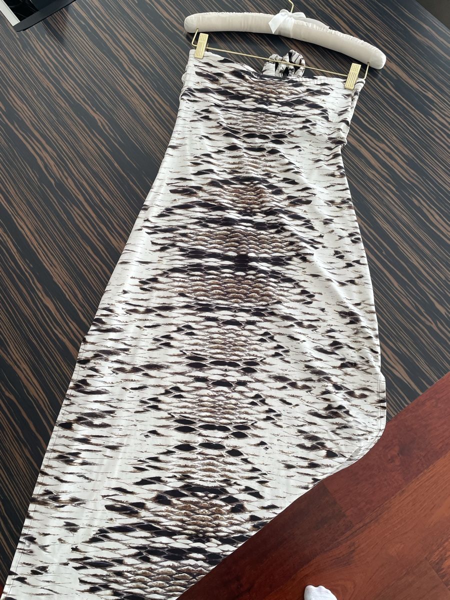 Vestiti: Robe bustier imprimée serpent (taille-S) – Nuovo (secondo la descrizione) da Genève venduto da iry_67wr 1