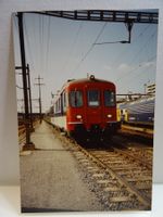Foto SBB RBe 4/4  1408 Triebwagen Zürich  7.9. 1991 Rarität
