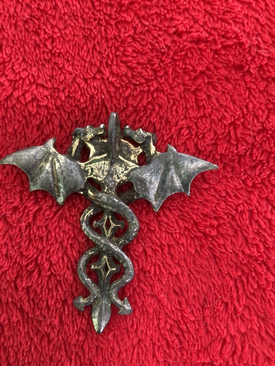 Ciondoli: Drachen Anhänger, Gothic Schmuck, Vintage Look – Usato da Hochdorf venduto da giu_cd2h